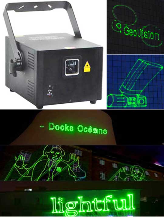 Рисующий лазерный проектор для рекламы AS1000G